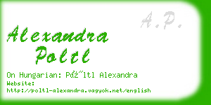 alexandra poltl business card